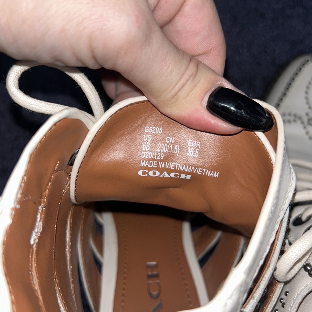 Coach zip up western boots size 6 - Picture 6 of 10